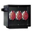 125Amp 3 Phase x 3x 32Amp 3  Phase out with  MCBs & 30ma RCD for hire from dhe power